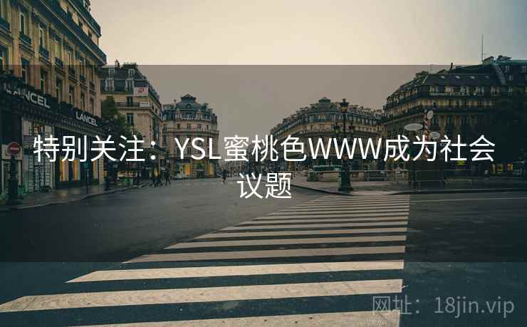特别关注：YSL蜜桃色WWW成为社会议题